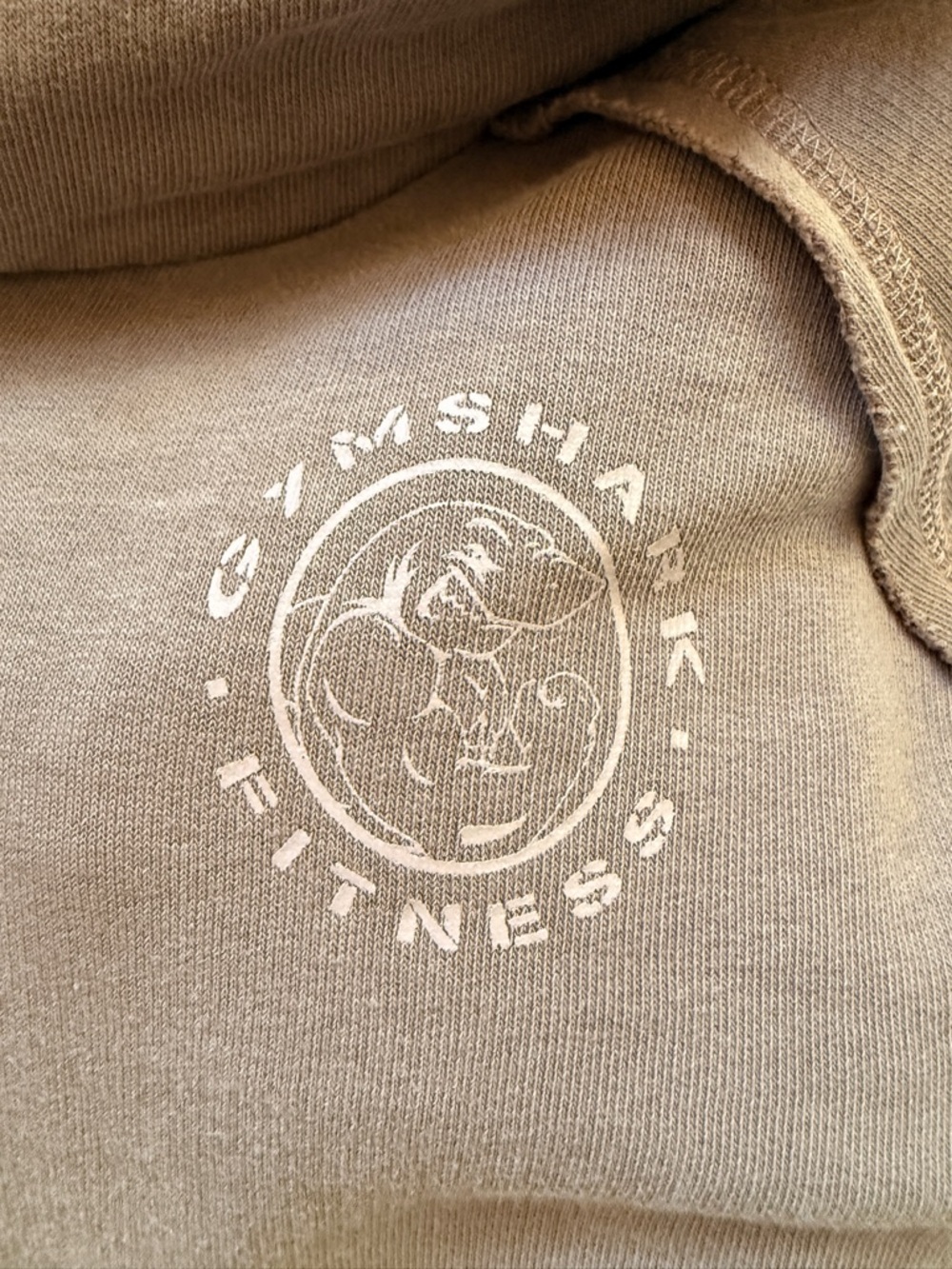 Gymshark Men’s Crewneck Hooded sweatshirt in Olive Green